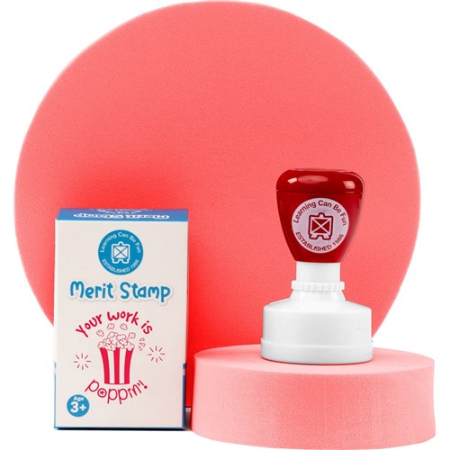 Your Work is Poppin' Merit Stamp